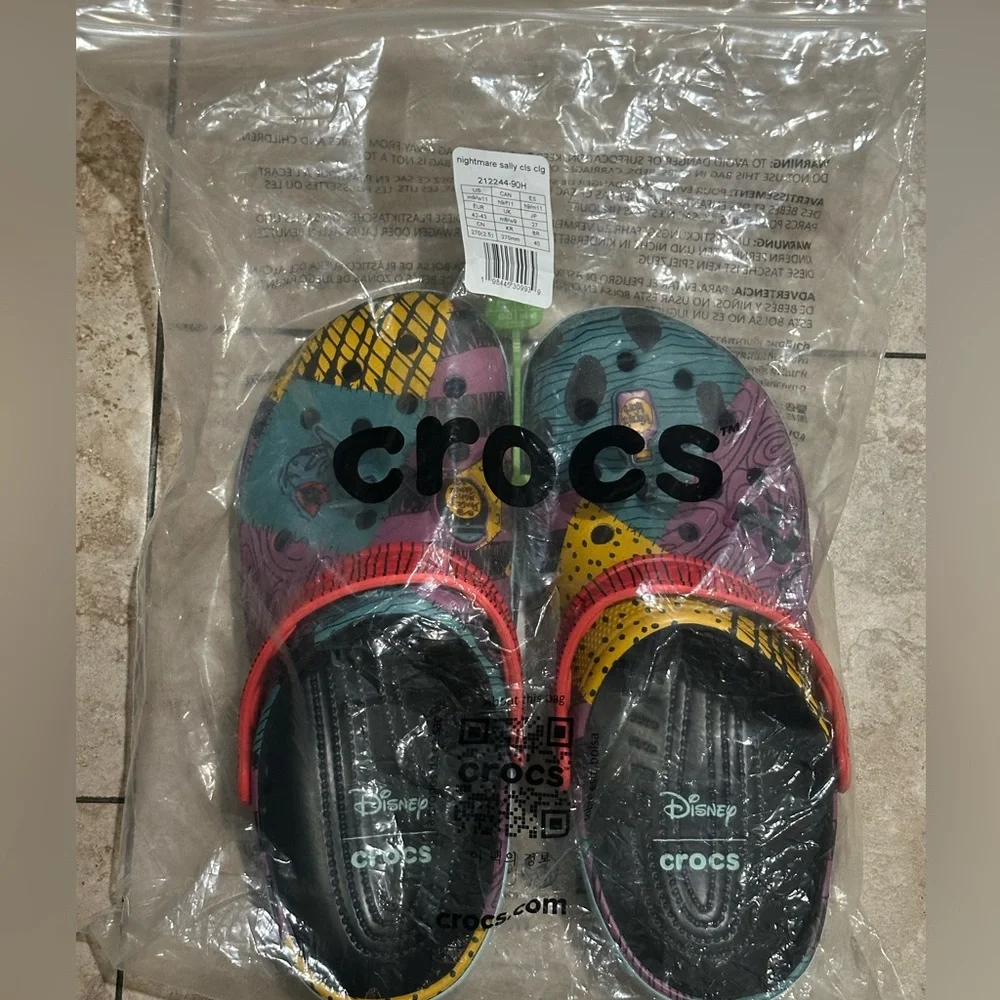 NWT Nightmare Sally Crocs – Women’s 11 / Men’s 9 (Limited Edition) - Picture 3 of 3